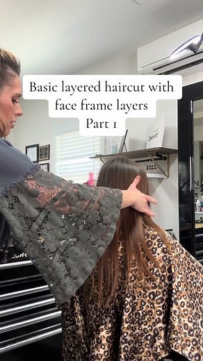 Layered Haircut with Face Framing Layers: Part 1 Tutorial