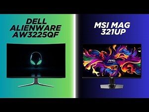 Dell Alienware AW3225QF vs MSI MAG 321UP || Monitor compare || OLED Monitor