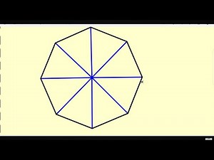Draw A Regular Octagon Using A Protractor
