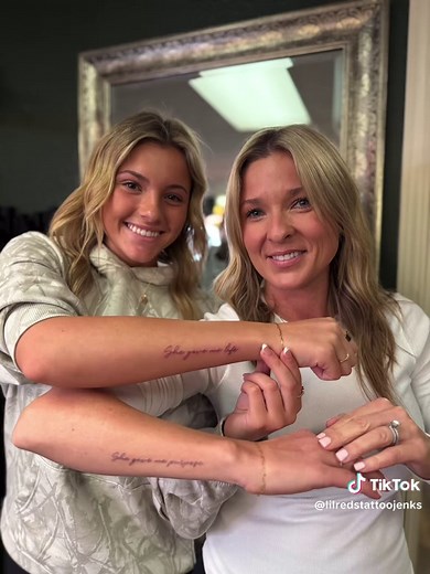 Mom and Daughter Tattoo Ideas that Celebrate Love