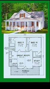 97K views · 442 reactions | Welcome home to easy living—2 bedrooms floor plan ideas for comfort and style. #EasyLiving #2BedroomHome #FloorPlanDesign #dreamhouse ℂ핋핋핆 | Dream House | Facebook