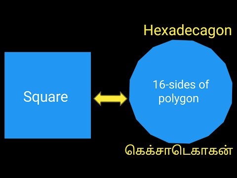 How to make a regular hexadecagon out of square paper|16 side polygon hexakaidecagon|polygon origami