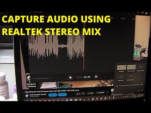 How to capture audio played on a system with Realtek audio codec