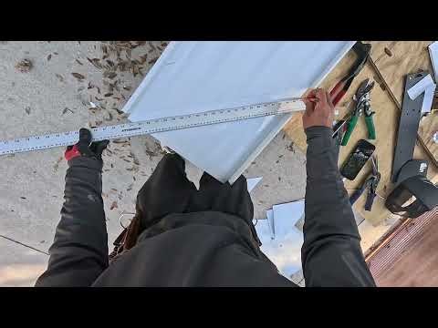 How To Make A Metal Roof Valley Panel | Standing Seam Roofing Tutorial