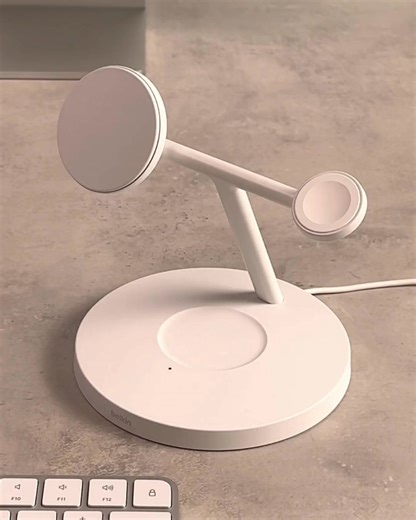 The multitasker’s dream: charging everything, all at once. 💡 Power your iPhone, Apple Watch and AirPods with a sleek, wireless Qi2 setup. ⚡ | Belkin