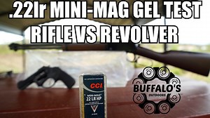 CCI MINI-MAG HP ~ Long Barrel vs Short Barrel in Ballistic Gel - The Reloaders Network
