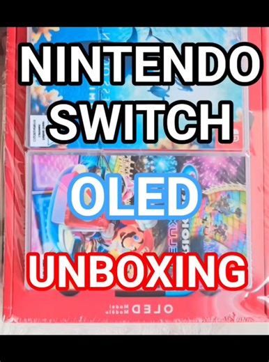 ✨️ Nintendo Switch OLED Unboxing💕🎮 #nintendoswitch #unboxing #switcholed