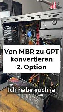 Convert MBR to GPT: without reinstalling Windows #gaming #pcsettings #pc