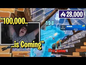 Mongraal Road To 100,000 Points in Solo Arena!