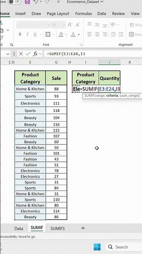 SUMIF Formula in Excel 🔥| Sum with Condition