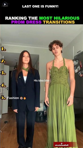 Ranking The FUNNIEST Prom Dress Transitions #prom #transition #tiktokviral