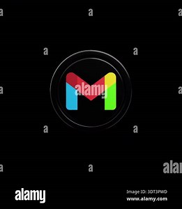 Animated Logo Gmail, Editorial License, Seamless Looping, Format QuickTime, Apple ProRes 4444, Size 1920x2910, Frame Rate 25Fps, Duration 10 Sec, Created 4 Feb 2026. Bali, Indonesia Stock Video Footage - Alamy