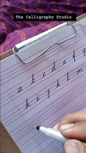 A to Z Small Letters Cursive Writing | Beautiful English Handwriting Tutorial ✍️