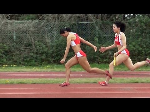 リレーで勝ちたい！アンダーハンドパスのコツ