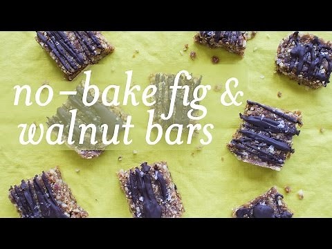 No-Bake Fig Walnut Bars