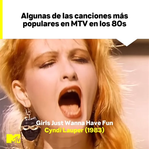 Los 80 fueron la era dorada de los videoclips, cuando la música se veía tanto como se escuchaba por la pantalla de MTV 🌈📼 Hoy estos clásicos siguen siendo oro puro y suenan mejor que nunca. Ayer. hoy y siempre, escuchalos en MTV 💋 #MTVMúsica #TheBuggles #YES #ThePolice #CyndiLauper #BruceSpringsteen #BryanAdams #TearsForFears #GunsNRoses #WhitneyHouston #Madonna #Pop #Rock | MTVLA