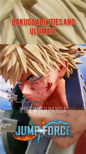 Bakugo Ultimate Move in Jump Force (Ability Showcase)