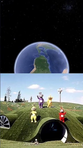 I Found Teletubbies House on Google Earth #teletubbies #googleearth