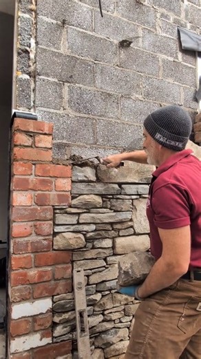 First day back after storm Amy. Summer is definitely over. Just this last wall to do. I'm moving through at fair speed. I'm by myself today so the podcasts got more weird. They weren't about stonemasonry, building or construction 😂 I wonder will Ned write a thesis in the comments 🤔 The stones from PC Stone Company #selfbuildni #buildingstone #stonemasonry #tradesmen #architecture #tradional #trade #stone #ireland #construction #art #artist #tools #dewalttools #dewalt Following | Vintage Stonew