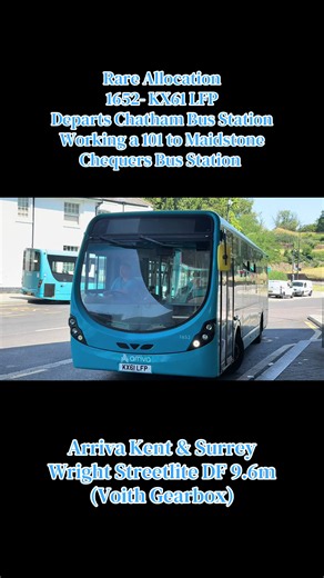 #bus #buspotter #arriva #1652 #kx61lfp