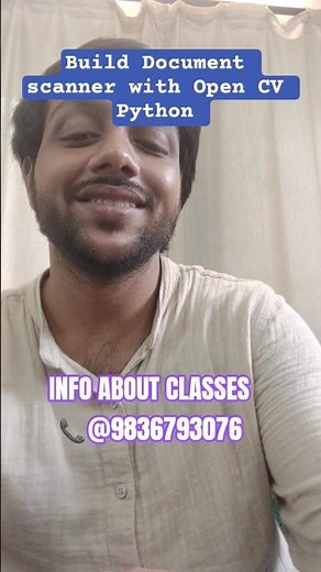 Build Document Scanner OpenCV Python | #OpenCV #Python #DocumentScanner #AI #ComputerVision #Tech