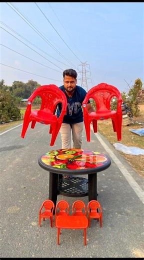 Mini Chair Table Set Vs Big ChairTable Set Review🔥#shorts