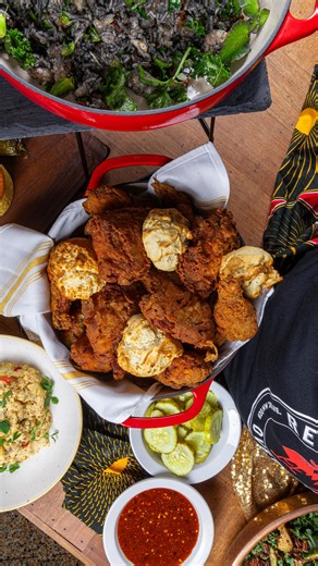 Red Rooster Overtown Restaurant on Instagram: "No way I caught this on camera 😳😳😳 You’re invite to the Super Bowl Watch Party upstairs in The Pool Hall at Red Rooster Overtown! 🏈🔥 Doors open at 5 PM. Tickets include Rooster’s classic all-you-can-eat buffet and bar specials throughout the night. Available on Eventbrite. Hosted with @djtilleryjames🎙️🔥"