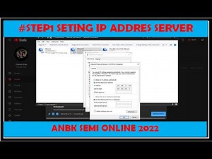 CARA SETING IP ADDRES UNTUK KOMPUTER SERVER PROKTOR ANBK SEMI ONLINE 2022 | #STEP1 #ANBK #SEMIONLINE