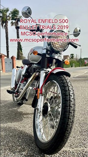 ROYAL ENFIELD 500 BULLET TRIALS = MCSO performance = www.mcsoperformance.com