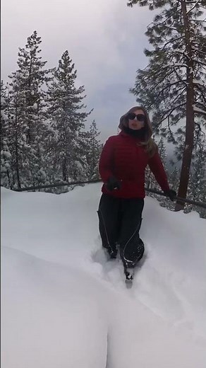 Lake Tahoe This Morning (So Much Snow!) ❄️