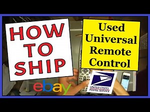 How To Ship a Used Universal Remote Control | Easy, Fast & Safe | USPS First Class Mail Shipping