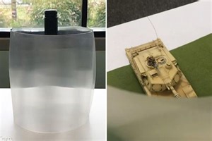 Invisibility Shield makes objects 'disappear' behind incredible light-bending material developed for army
