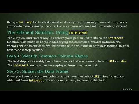 The Fastest Way to Subset Selected Columns from a Dataset with R