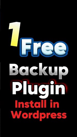 Backup Your WordPress Site Before It’s Too Late! 🔥 | Best Free Backup Plugin For Wordpress