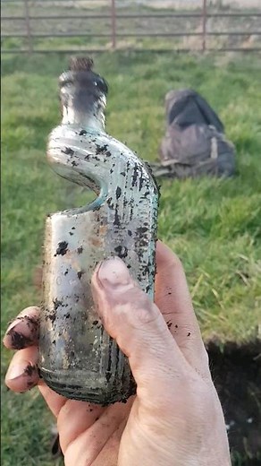Bottle digging uk, mega patent poison bottle.