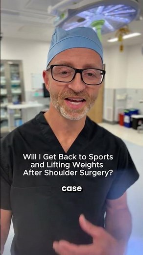 Will I get back to sports and lifting weights after shoulder surgery?