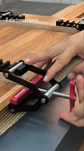 Four-Way Clamping System.Efficiently secures workpieces from multiple angles, ensuring seamless results in woodworking and panel assembly projects. #fblifestyle #woodworking #diy #tips #plywoodworking | Plywoodworking Tips & Trick