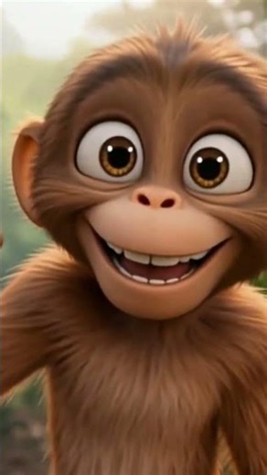 Cute Baby Monkey Introduction 🐵 | Adorable Jungle Friend | AI Animated Video