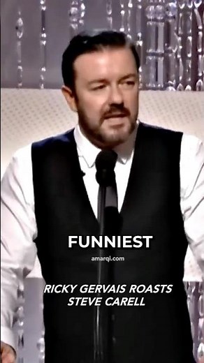 Ricky Gervais ROASTS Steve Carell