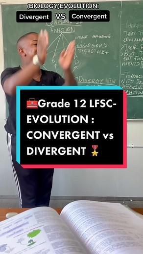 Grade 12 LFSC-EVOLUTION: Convergent vs Divergent Comparison