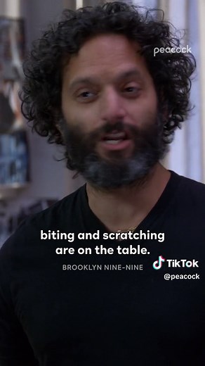 Pimento's never been in pocket, not once. #Brooklyn99 is streaming now on Peacock. #AdrianPimento #JasonMantzoukas