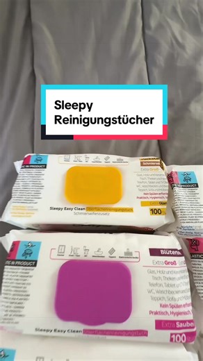 Sleepy Reinigungstücher 6er Pack – vielseitige Allzwecktücher für den Alltag, perfekt zum Entfernen von Staub und Schmutz auf Oberflächen, Möbeln und im ganzen Haushalt. Die gelben Glas- & Spiegeltücher sorgen für streifenfreien Glanz auf Fenstern und Glasflächen, während die blauen Hygiene-Tücher mit Chloranteil ideal für Bad, WC und gründliche Desinfektion sind. Perfekt für alle, die praktische Reinigungstücher für Haushalt, Glasreinigung, streifenfreien Glanz und hygienische Sauberkeit suchen