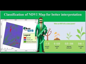 Classification of NDVI Map for Better Interpretation | NDVI values explained