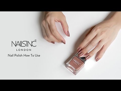 【NAILS INC / ネイルズインク】 Nail Polish How To Use / マニキュアリストが教えるネイルポリッシュの基本的な塗り方