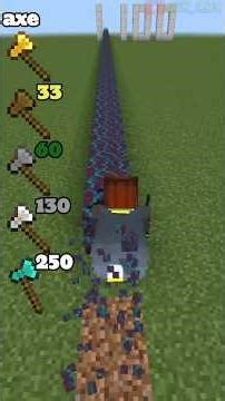 all axe VS warped hyphae #minecraftshorts