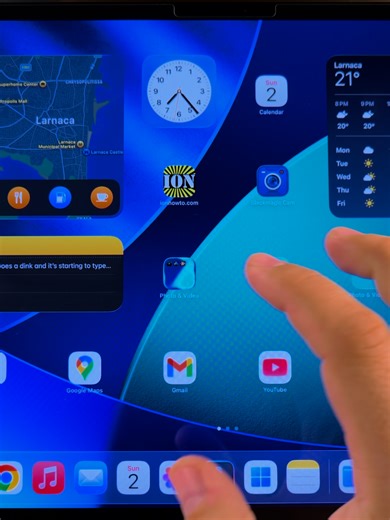 iPad How to Resize Widgets
