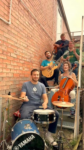 Throwback to summer on the steps, here is a verse and chorus of Listen To The Child, one of the tunes that caught the most attention when played out over the summer festivals! We're thrilled that this music is finally out and about 🥰😄 An explosion of joyful, sun-drenched grooves underpinned by reflective songwriting, on this album we have returned to our grooviest selves. Peppered with ingredients from disco, rock, samba, gnawa and cumbia, it's a celebration of authenticity, the inner child an