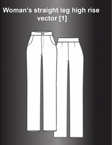 Women's Pants Vector - Etsy UK
