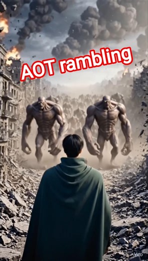 🤯AOT Rumbling in Real LifeEren Yeager’s Final Move 🔥