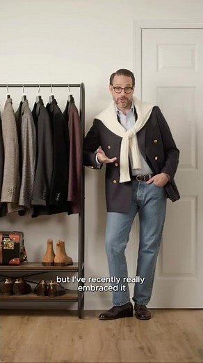 Sweater Over Shoulders Trend